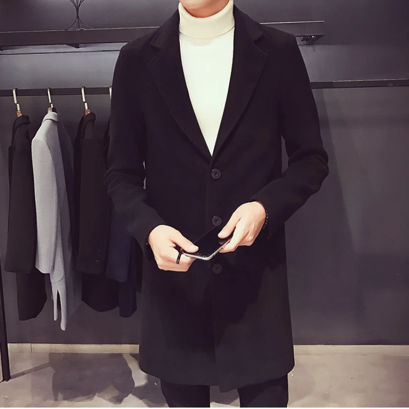 Odel | Men's Wool Coat Elegant Business Jacket - Office and Leisure - Image 4
