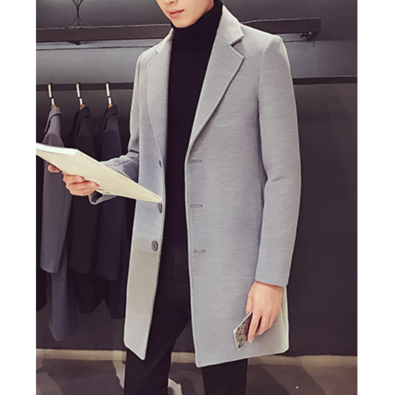 Odel | Men's Wool Coat Elegant Business Jacket - Office and Leisure - Image 7