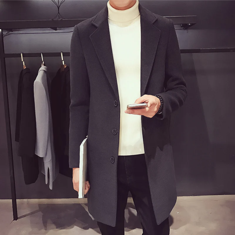 Odel | Men's Wool Coat Elegant Business Jacket - Office and Leisure - Image 9