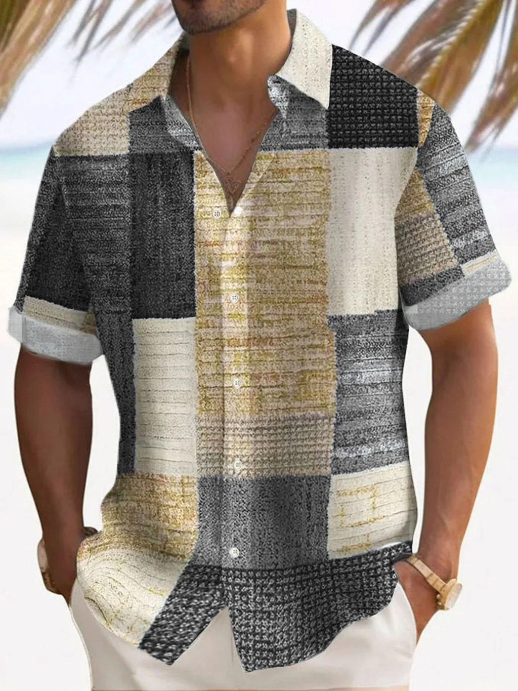 Odin | Elegant short-sleeved shirt - Image 5
