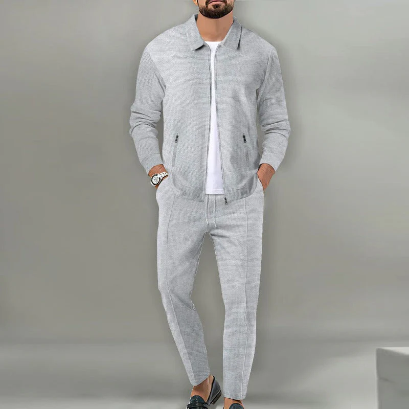 Oliver® | 2-piece set with long pants and jacket with zipper - Image 3