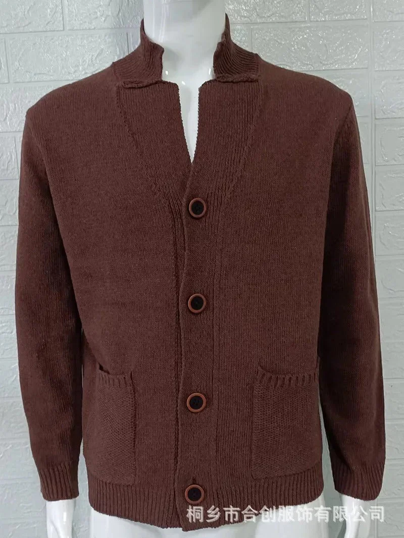 Oliver® | Knitted sweater with pockets and buttons - Image 6