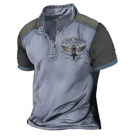 Oliver® | Vintage Motorcycle Style Polo - Image 5