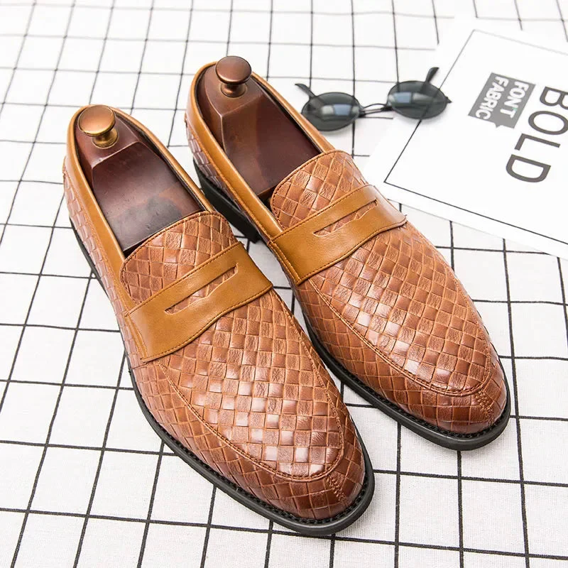 Oliver | Elegant Woven Loafers - Image 2