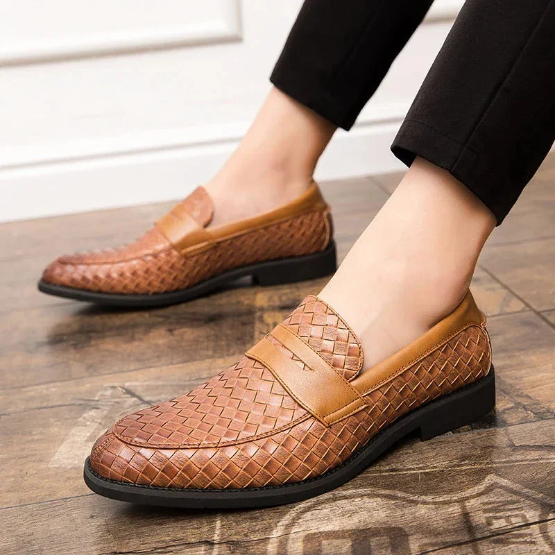 Oliver | Elegant Woven Loafers - Image 3