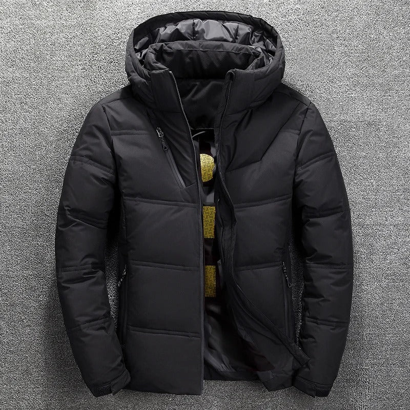 Olmo® | Men’s Quilted Puffer Jacket With Pockets - Image 2