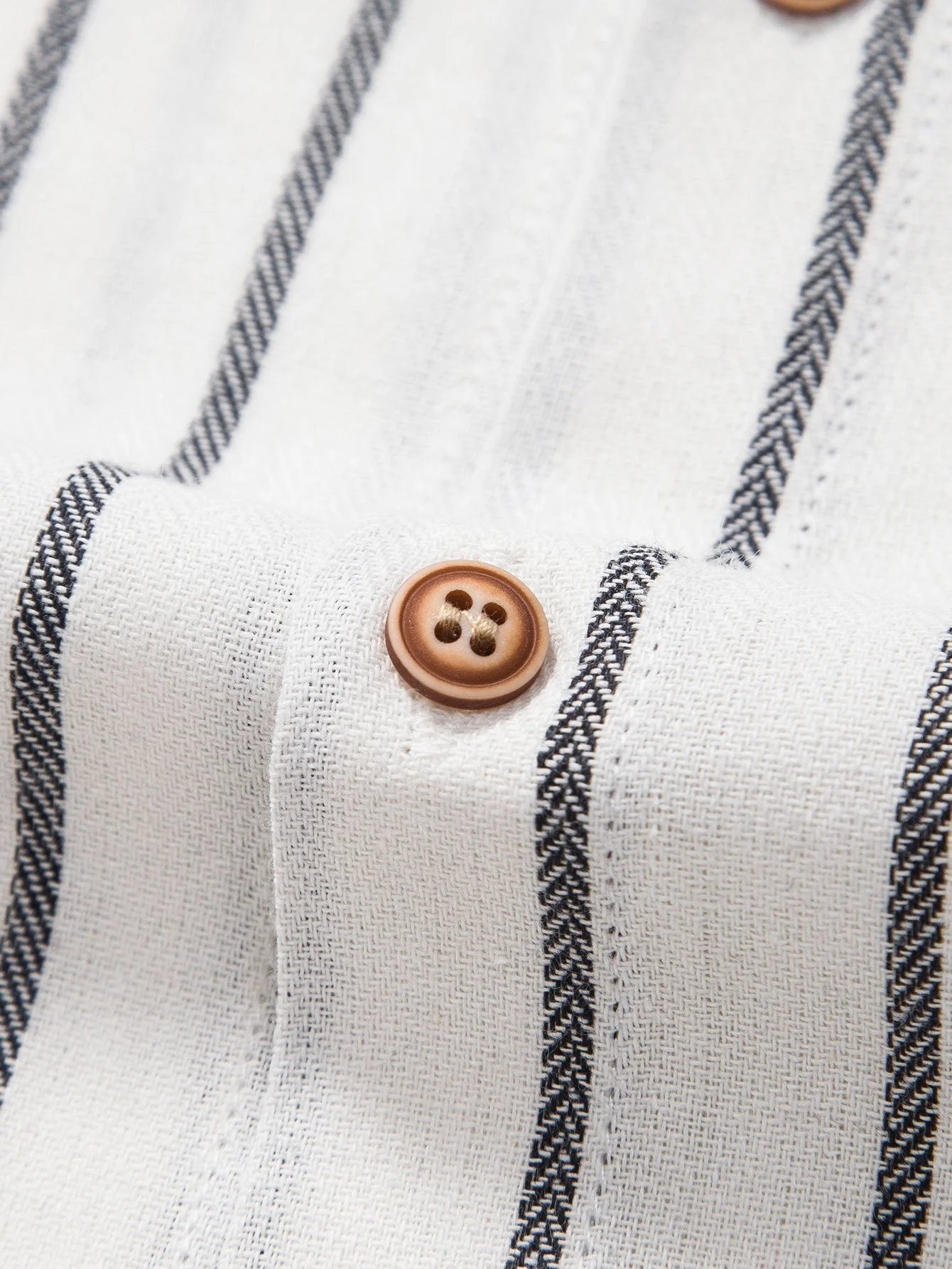 Omar® | Cotton Blend Striped Button Up Shirt & Straight Leg Linen Pants - Image 17