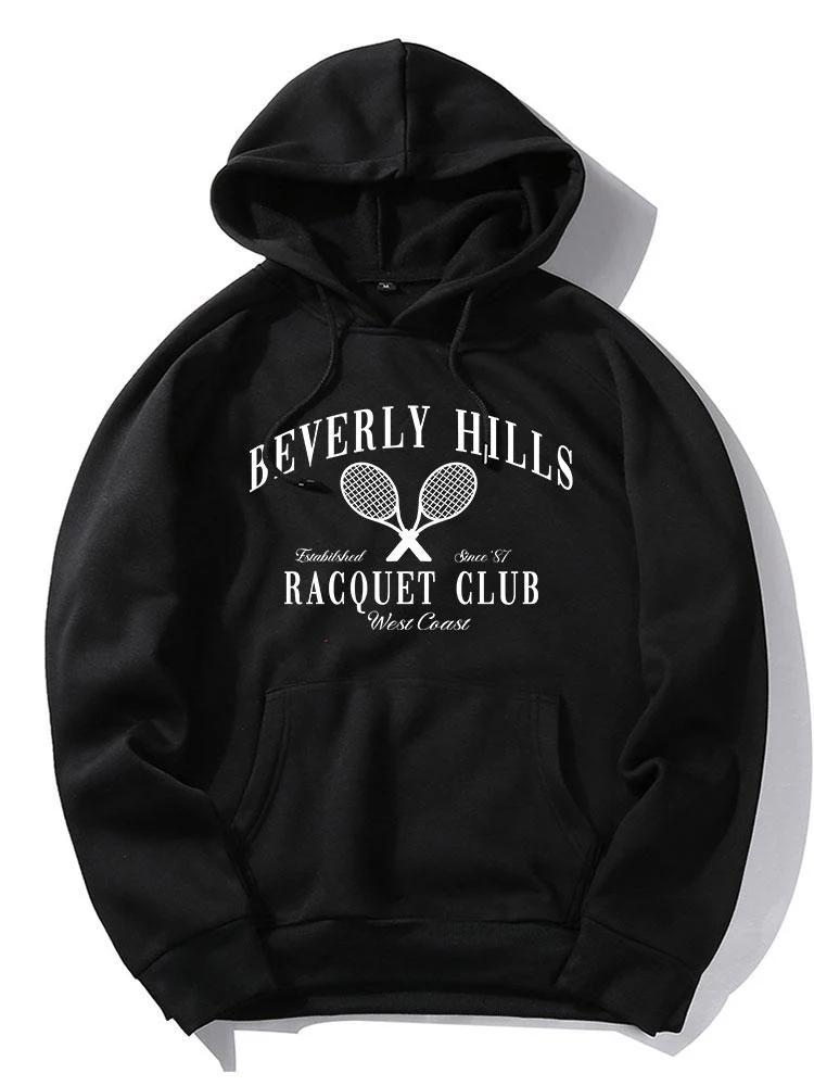 Omar | Billiver Hills Tennis Print Hoodie - Image 7