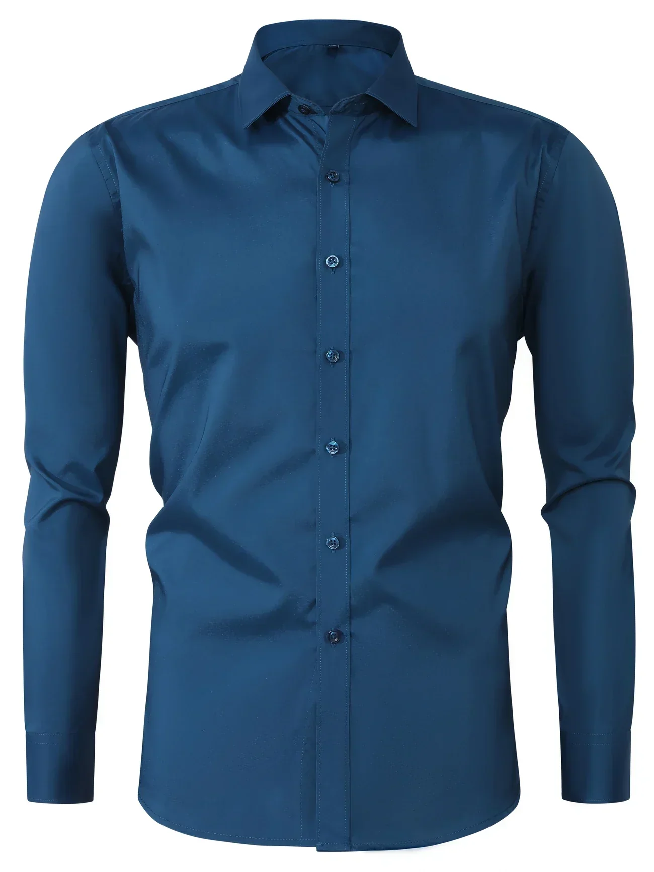 Omar | Elegant long-sleeved button-down shirt - Image 20