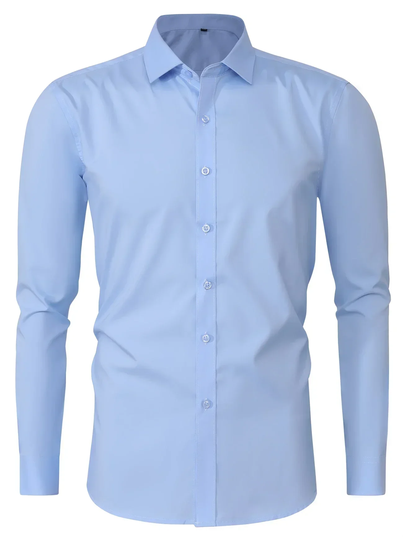 Omar | Elegant long-sleeved button-down shirt - Image 33