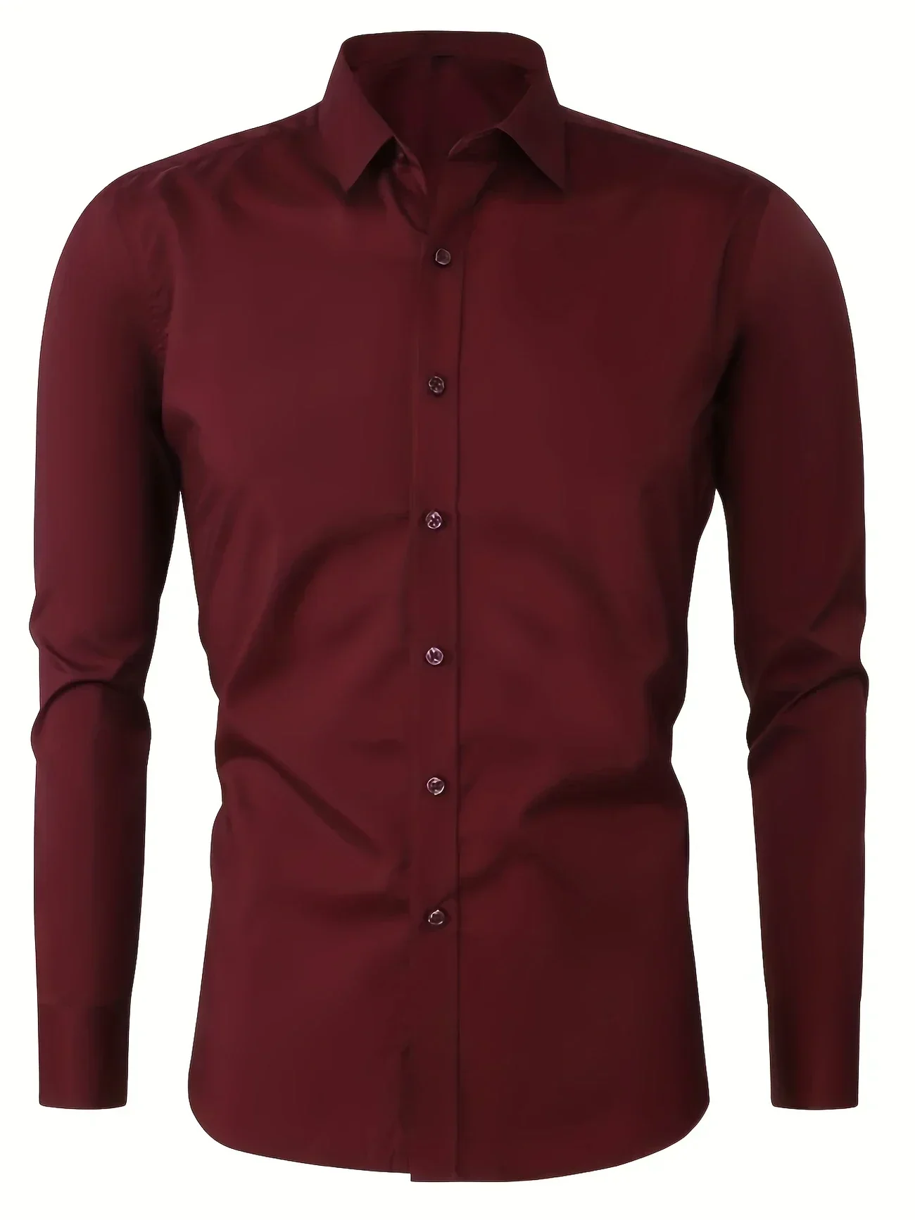 Omar | Elegant long-sleeved button-down shirt - Image 7