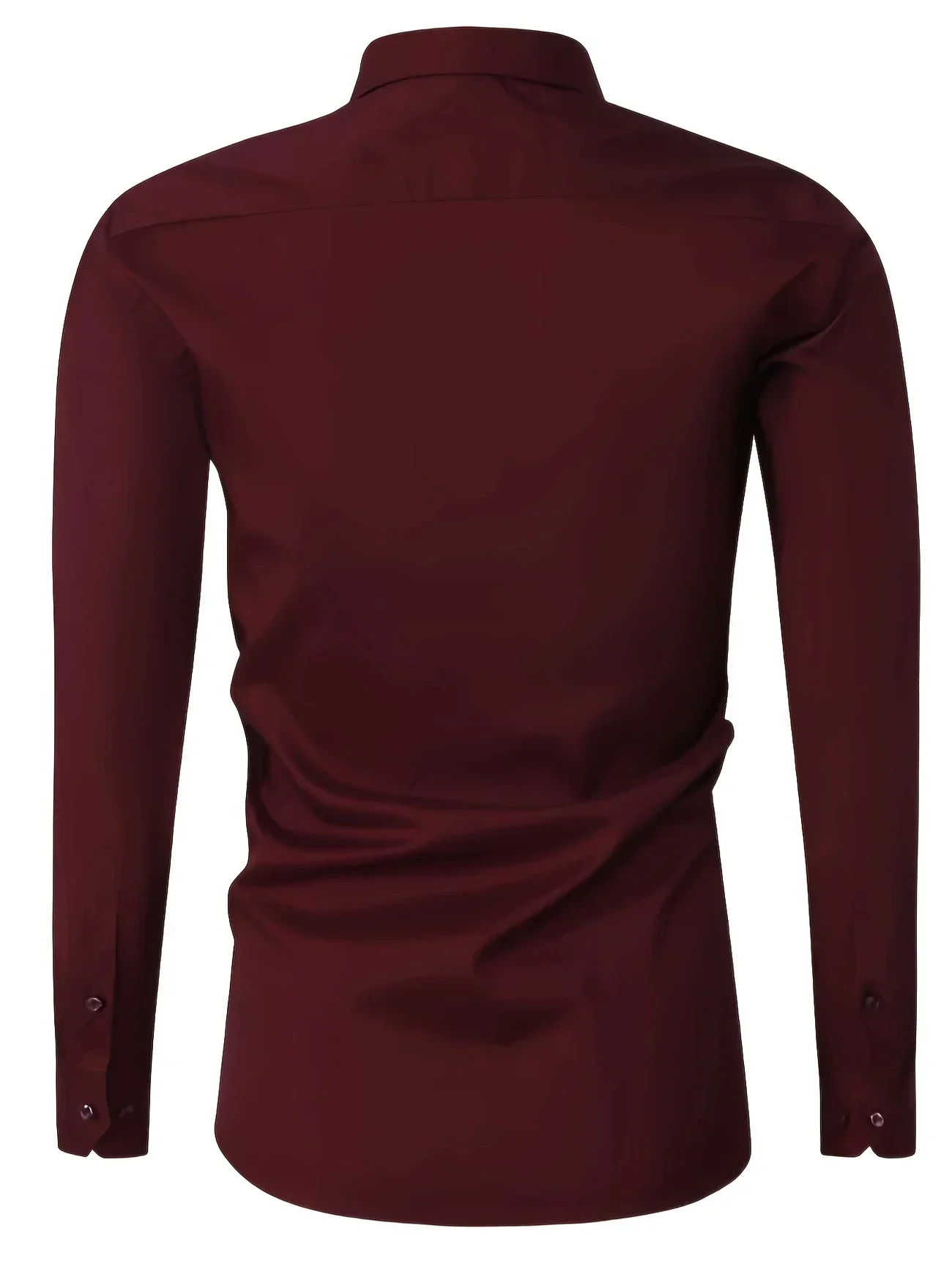 Omar | Elegant long-sleeved button-down shirt - Image 8