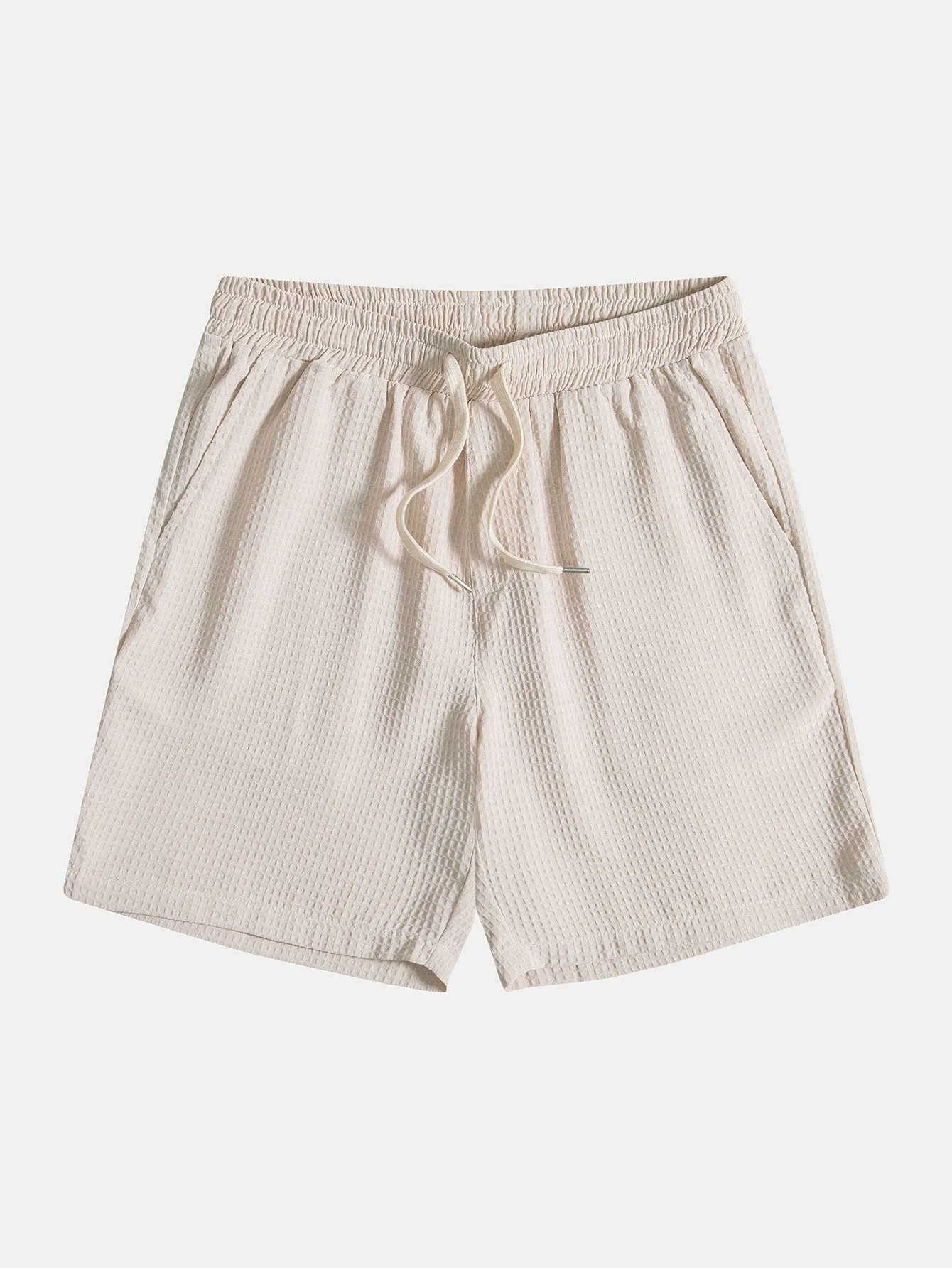 Orestes® | Waffle Polo Collar Shirt With Pocket & Waffle Shorts - Image 6
