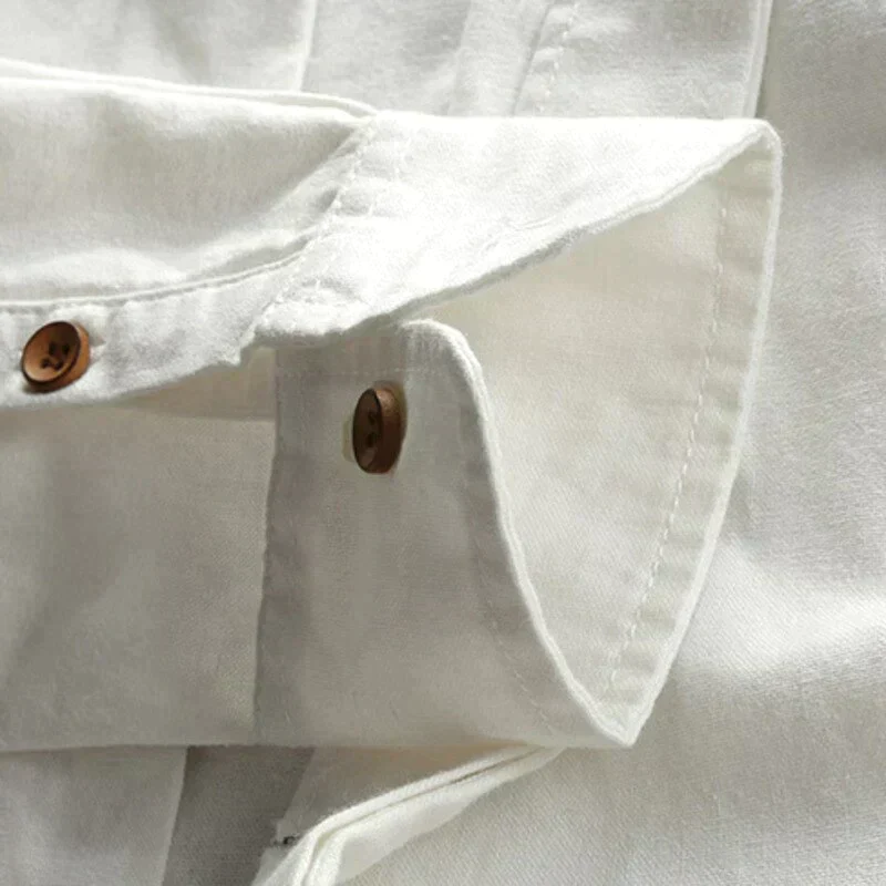 Orfeo | Men's Casual Shirt Japanese Style Slim Fit - Image 4
