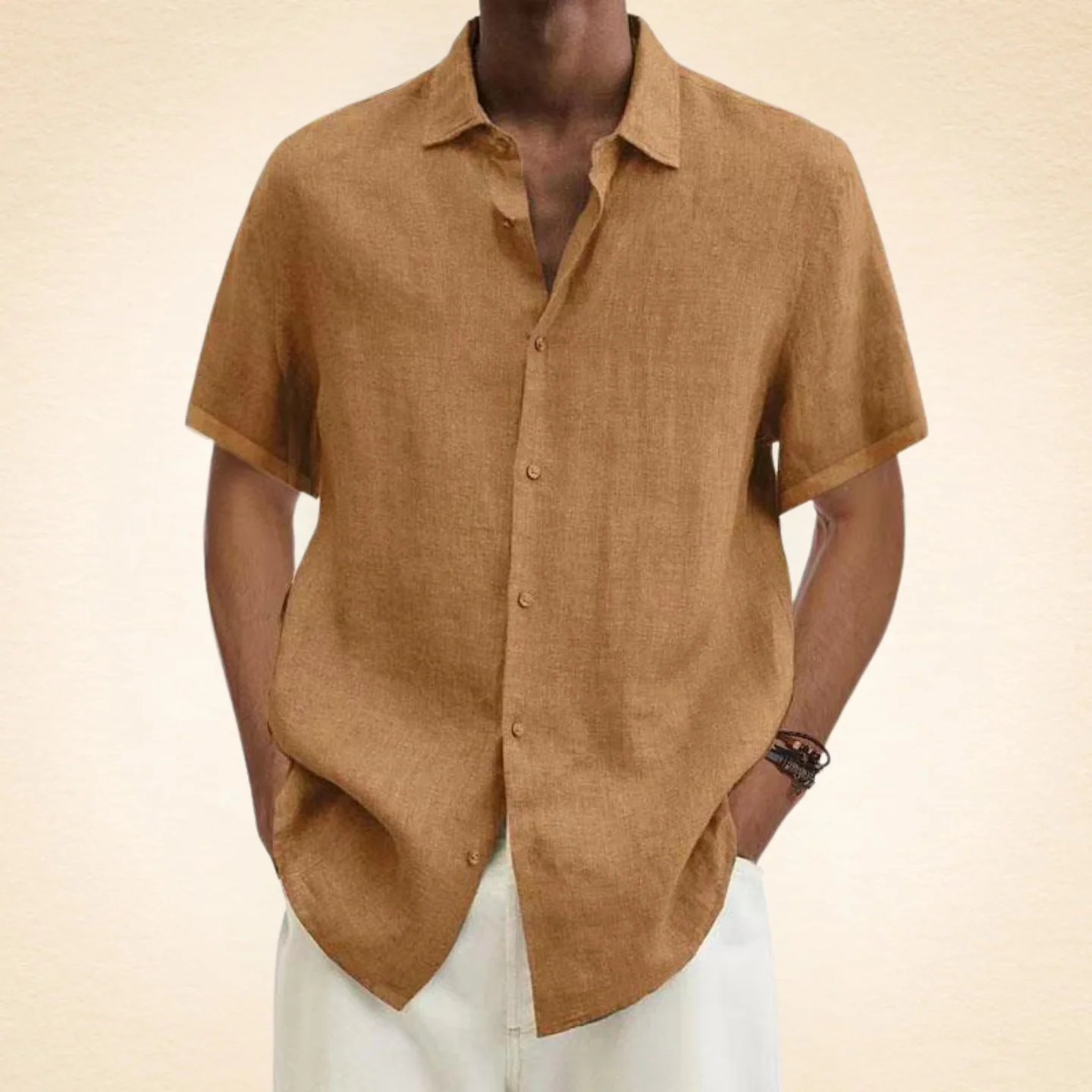 Orion | Elegant linen shirt - Image 10