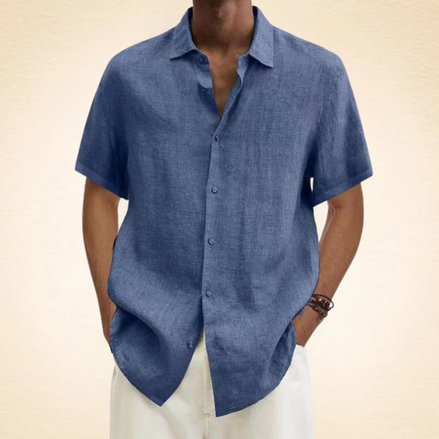 Orion | Elegant linen shirt - Image 2