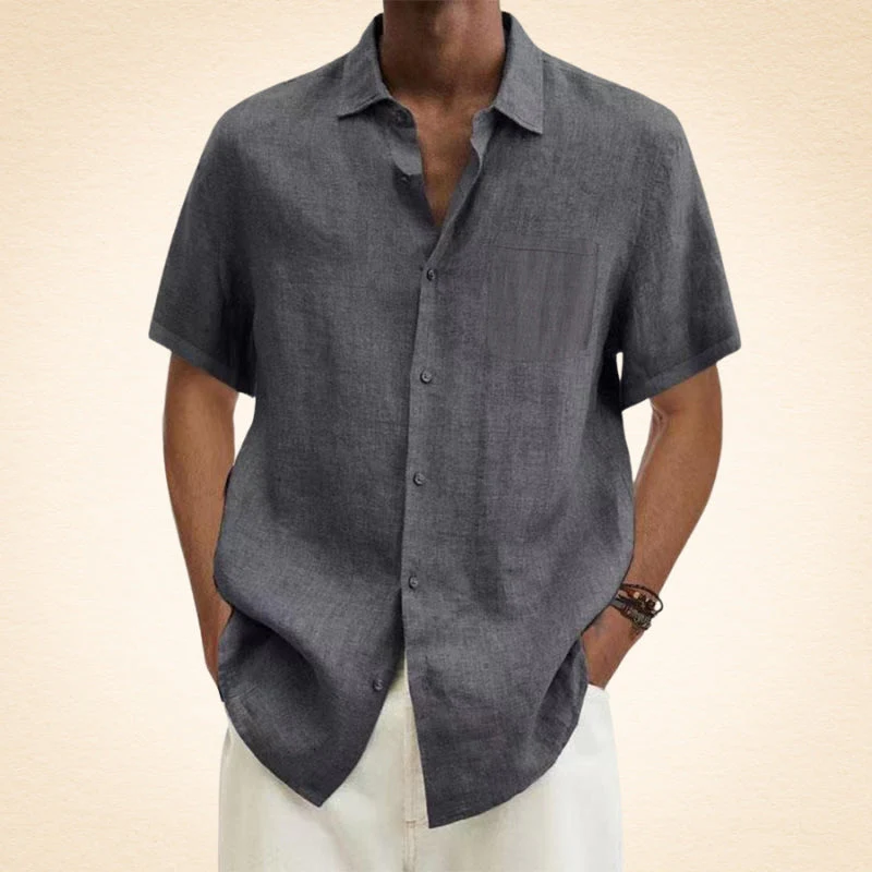 Orion | Elegant linen shirt - Image 4