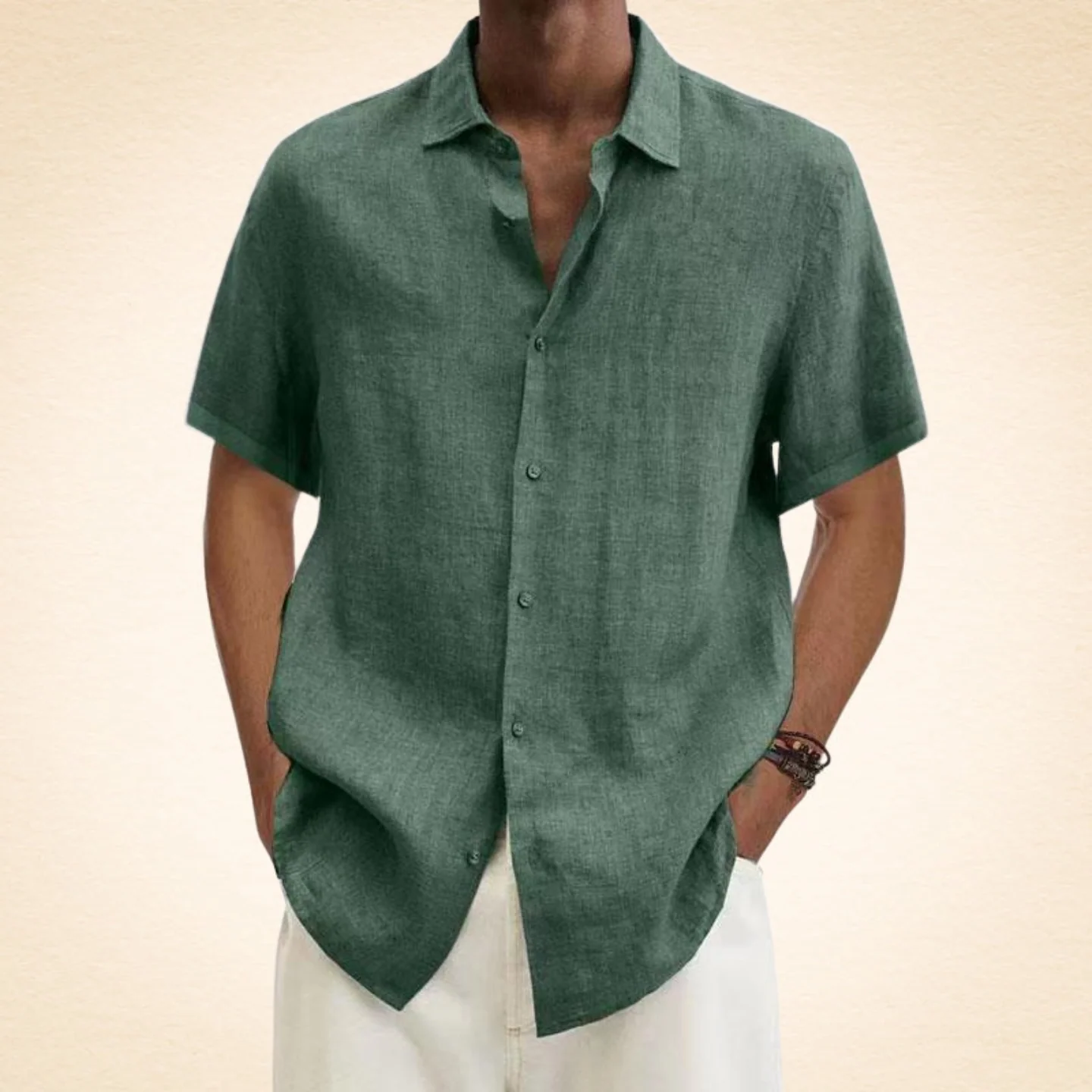Orion | Elegant linen shirt - Image 6