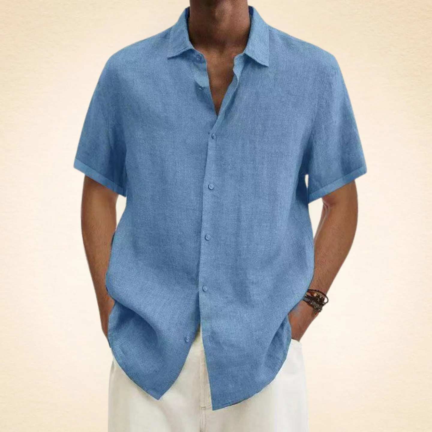 Orion | Elegant linen shirt - Image 7