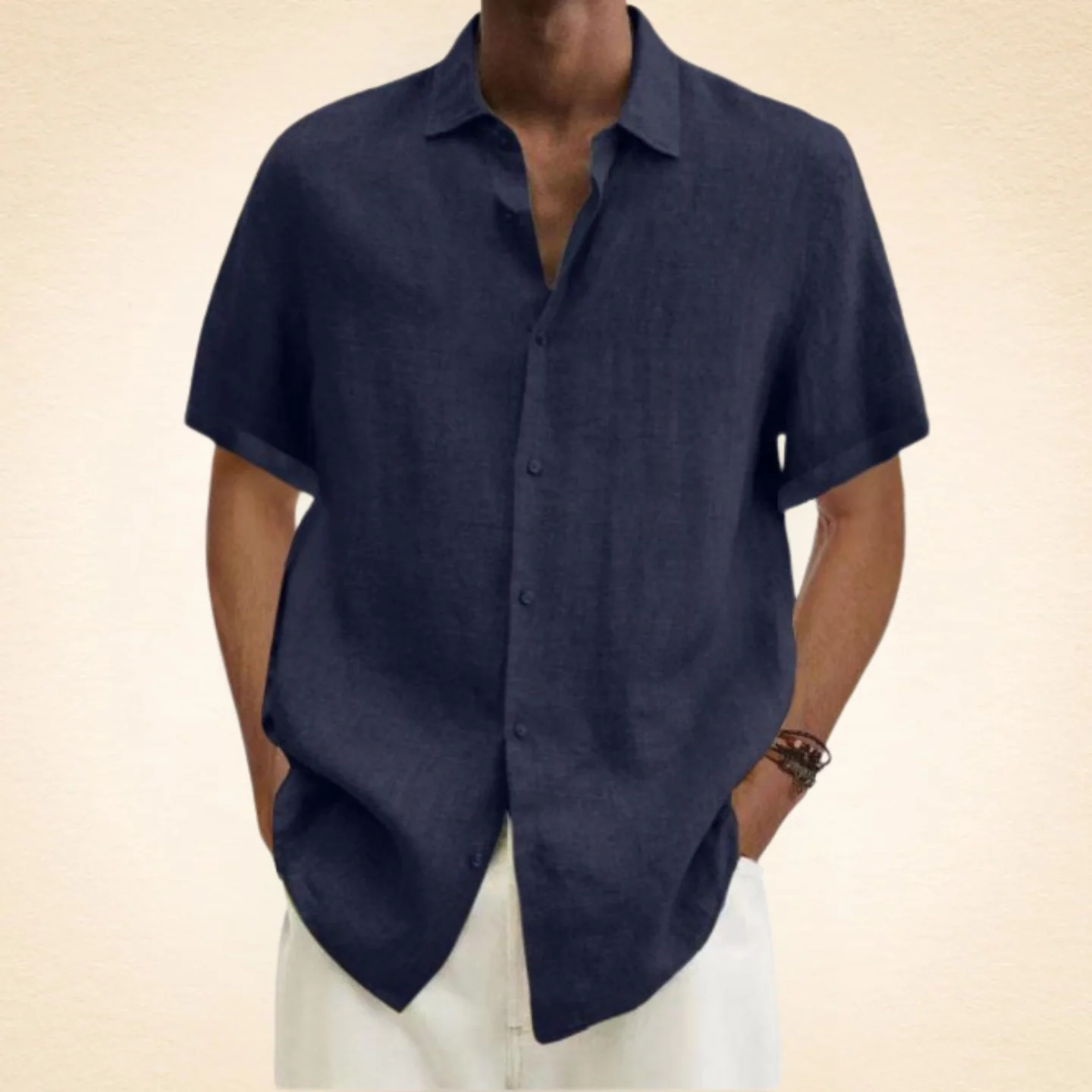 Orion | Elegant linen shirt - Image 8