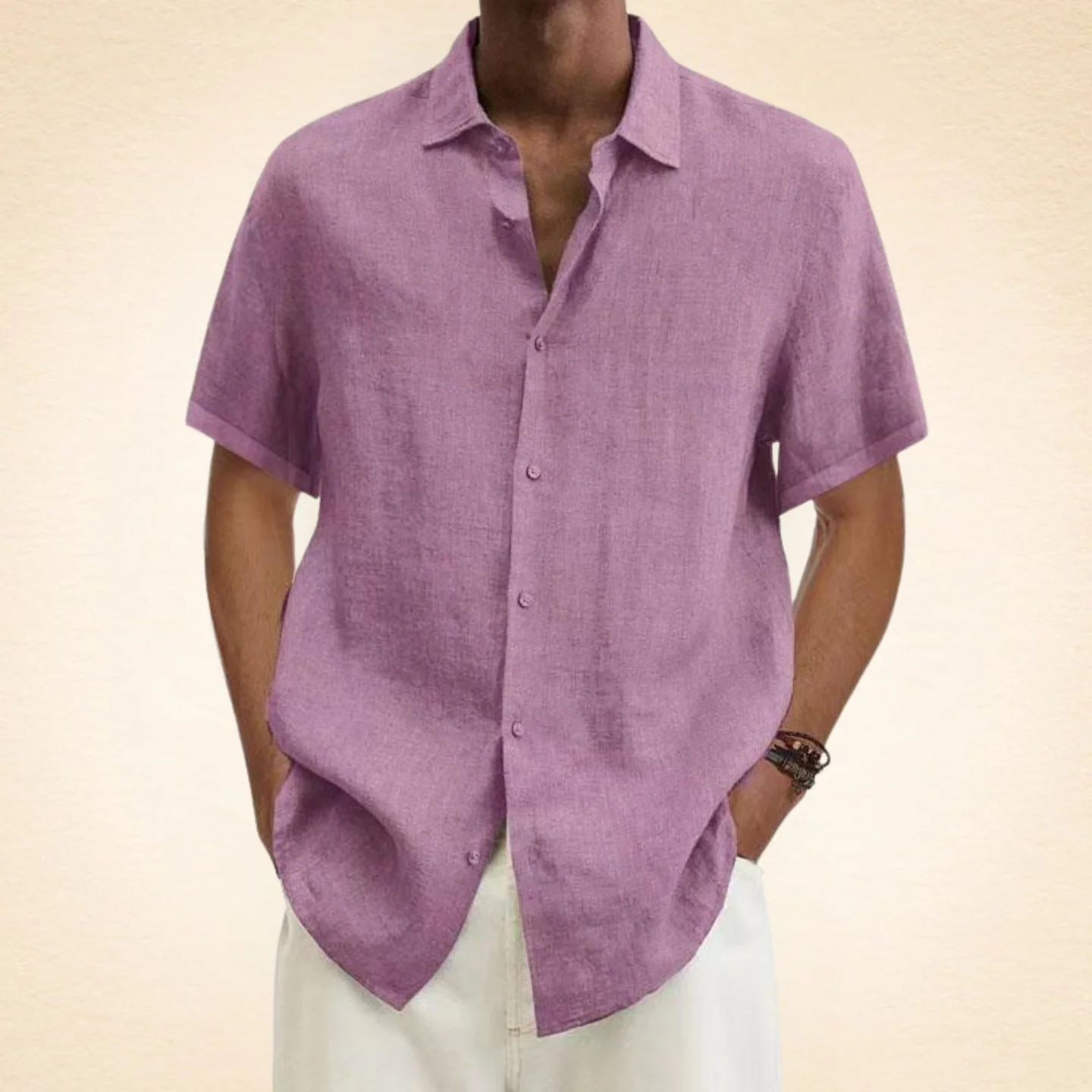Orion | Elegant linen shirt - Image 9