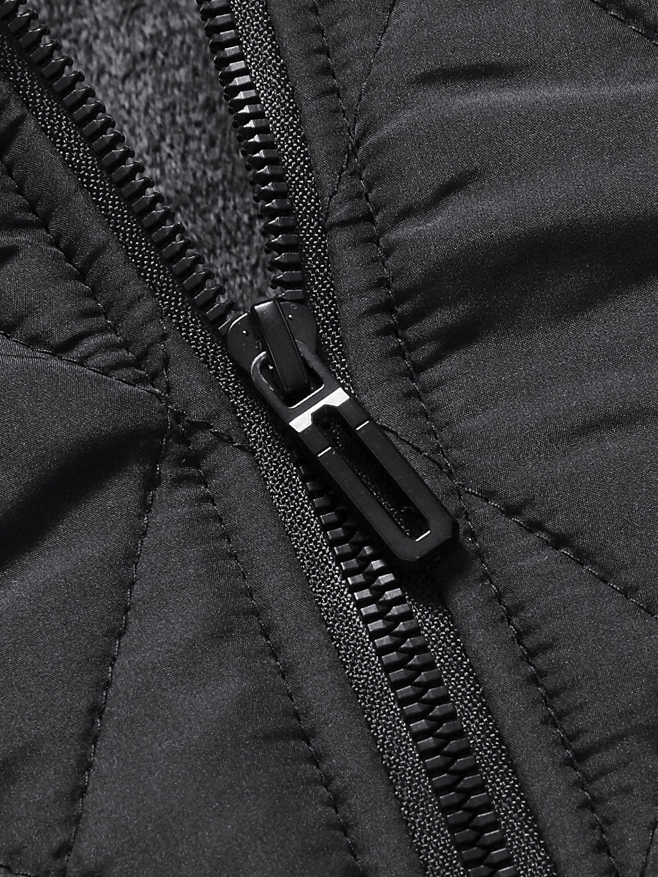 Orion | Teddy Lined Detachable Hooded Quilted Coat - Image 12