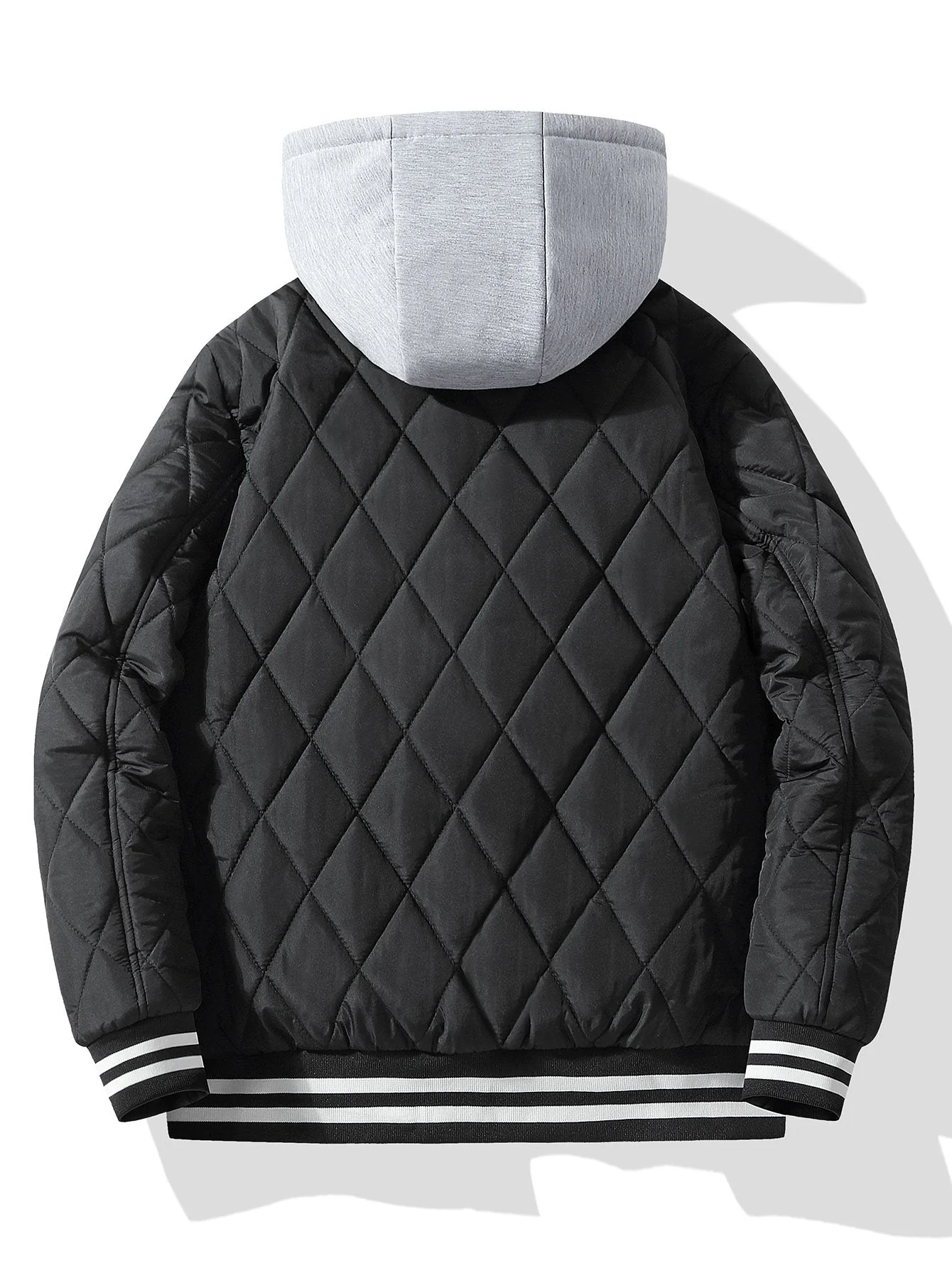 Orion | Teddy Lined Detachable Hooded Quilted Coat - Image 8