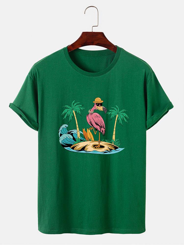 Orlando® | Flamingo On Vacation Print T-Shirt - Image 10