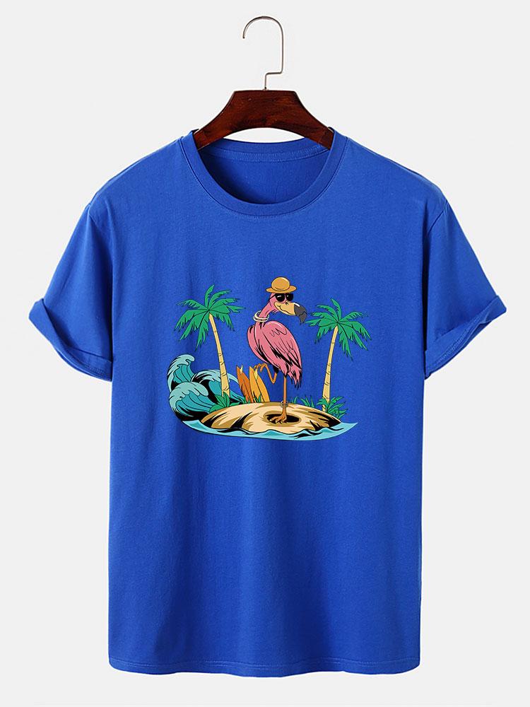 Orlando® | Flamingo On Vacation Print T-Shirt - Image 11