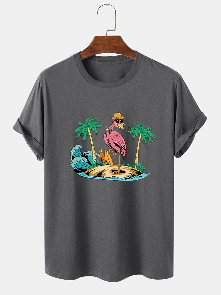 Orlando® | Flamingo On Vacation Print T-Shirt - Image 12