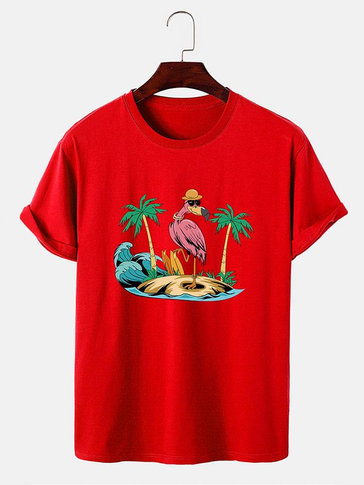 Orlando® | Flamingo On Vacation Print T-Shirt - Image 9