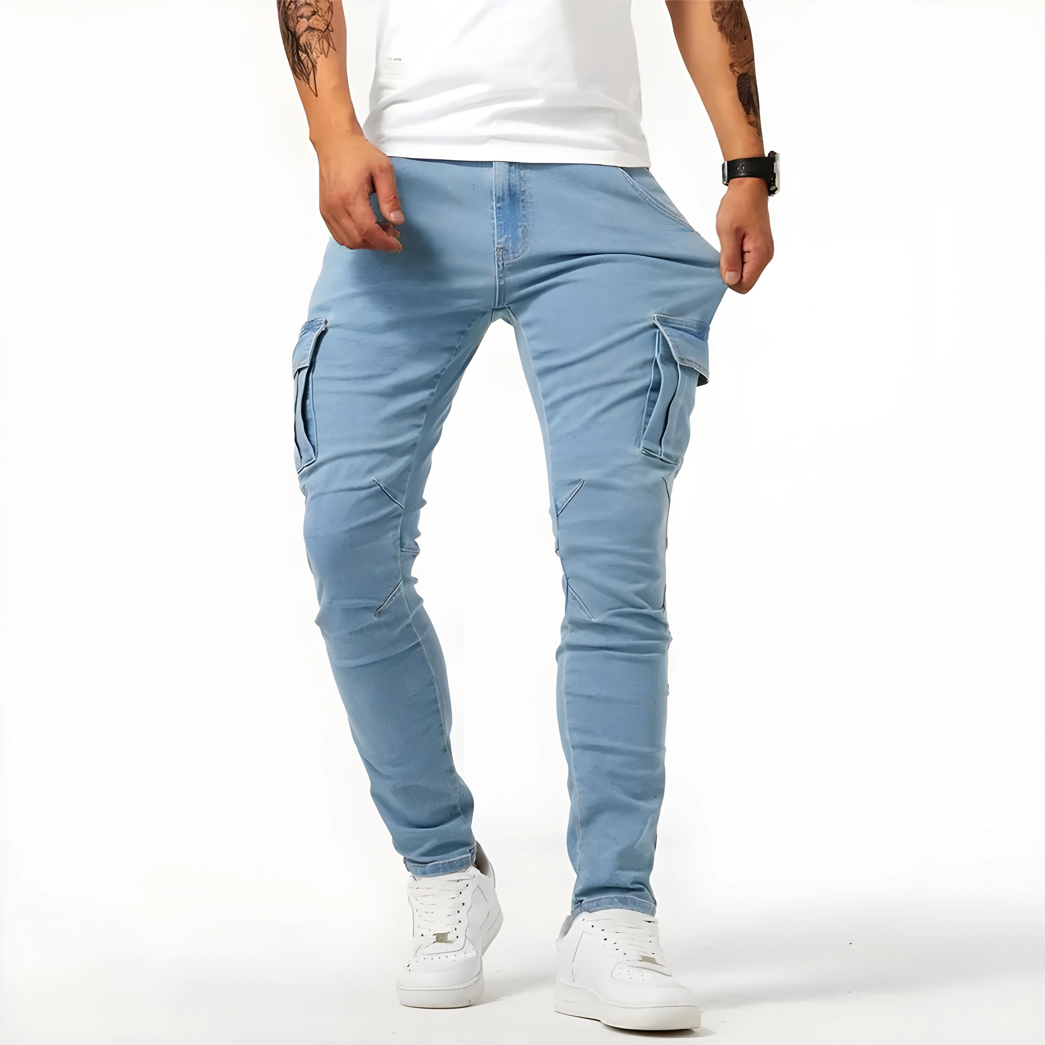 Orlando® | Stretch Denim Cargo-Pants - Image 7