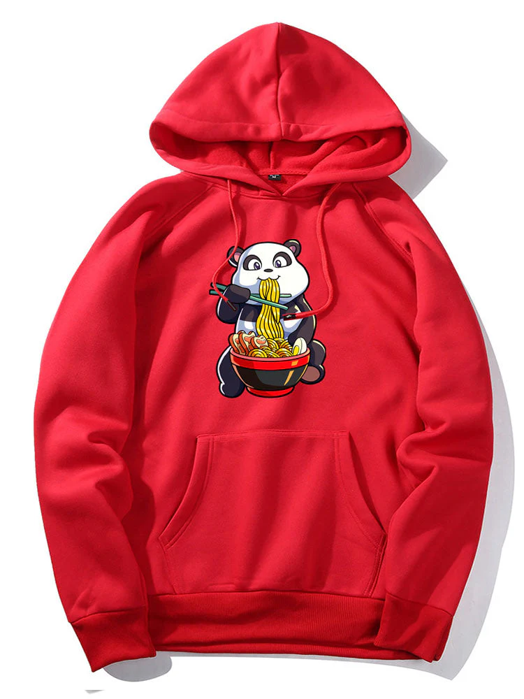 Orrin | Panda Eating Ramen Print Hoodie - Image 12