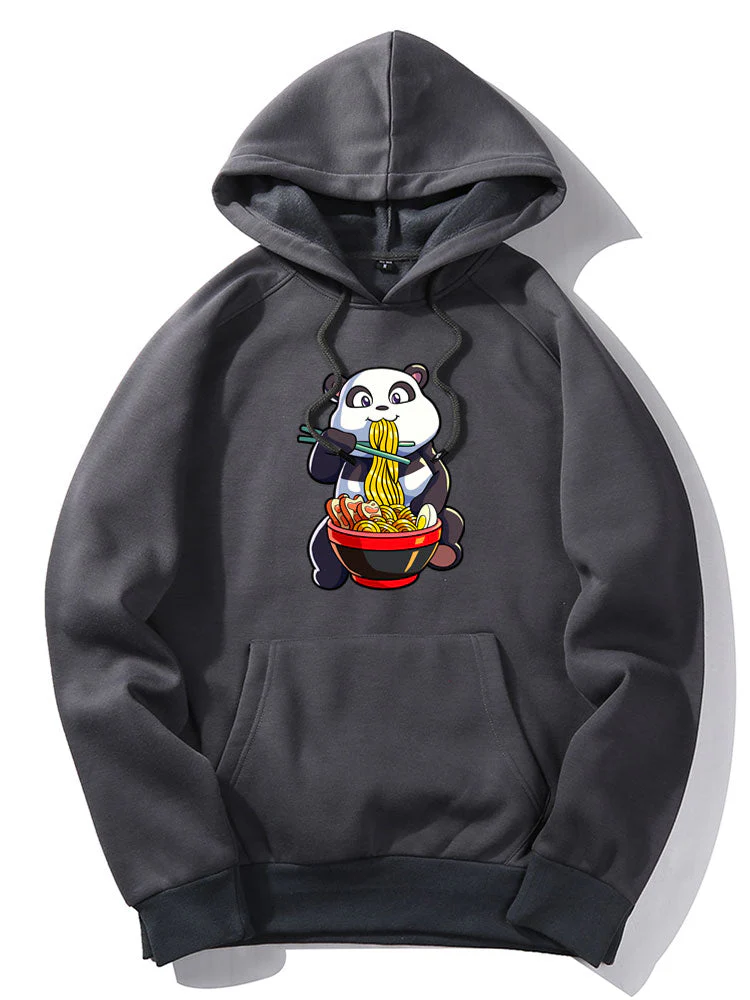 Orrin | Panda Eating Ramen Print Hoodie - Image 3