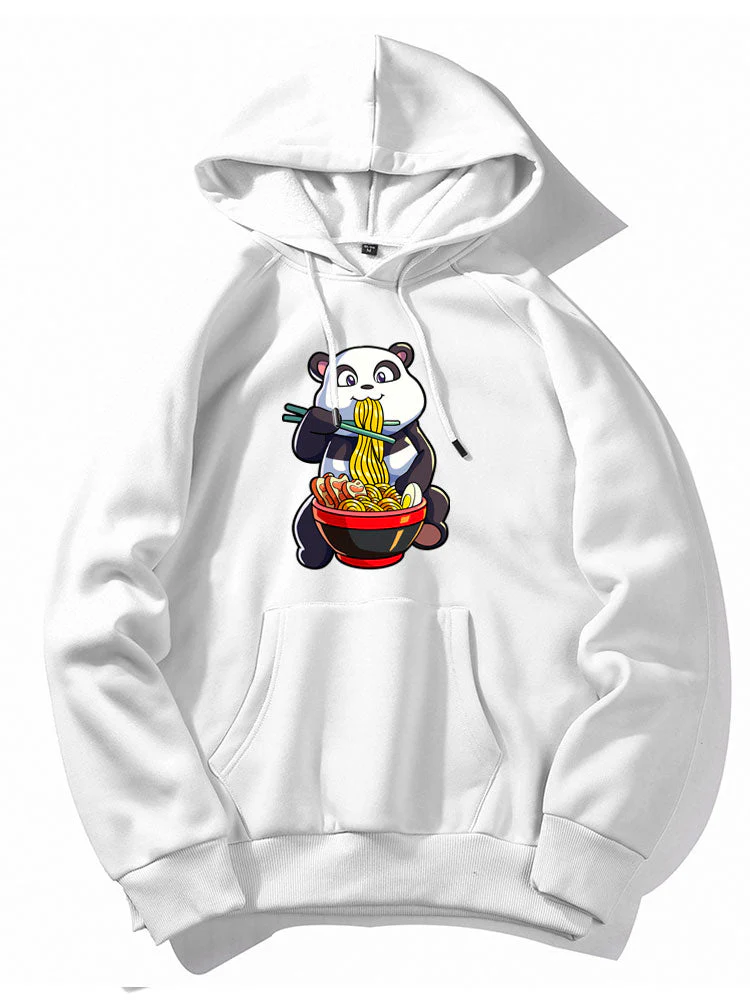 Orrin | Panda Eating Ramen Print Hoodie - Image 7