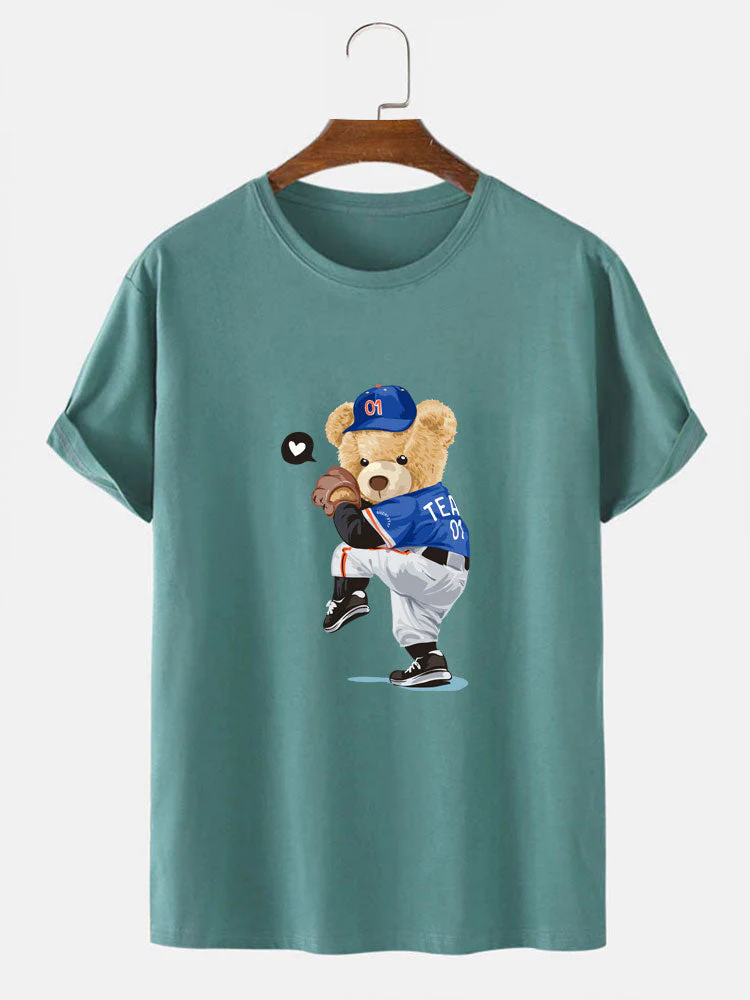 Óscar® | Baseball Bear Bear Print T-Shirt - Image 10