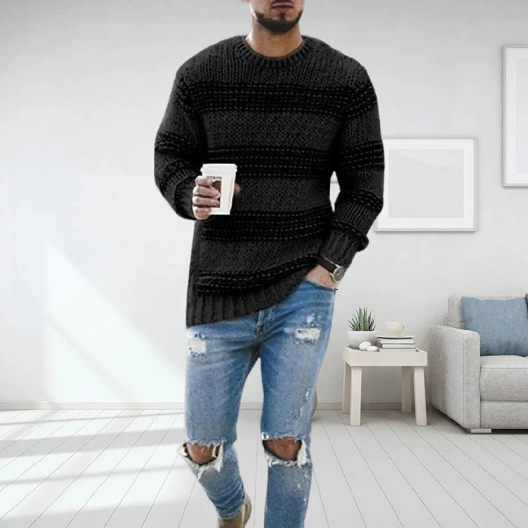 Oscar® | Chunky Knit Norwegian Sweater For Men - Image 3