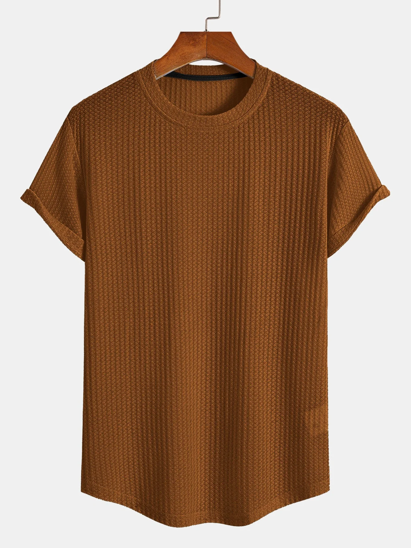 Oscar® | Waffle Arc Hem T-Shirt - Image 5