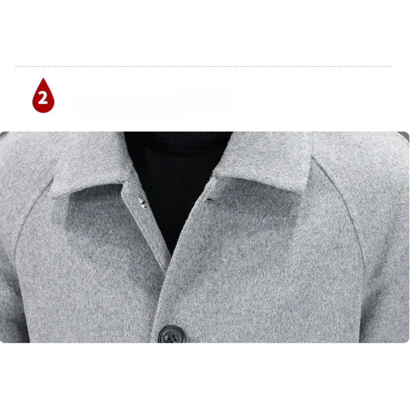 Óscar | Men's Classic Wool Coat - Minimalist Design for Winter - Image 15