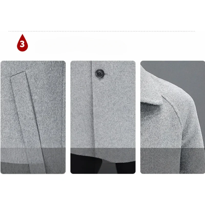 Óscar | Men's Classic Wool Coat - Minimalist Design for Winter - Image 16