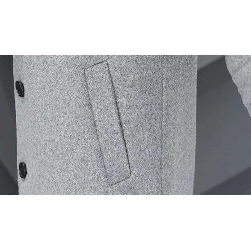 Óscar | Men's Classic Wool Coat - Minimalist Design for Winter - Image 5