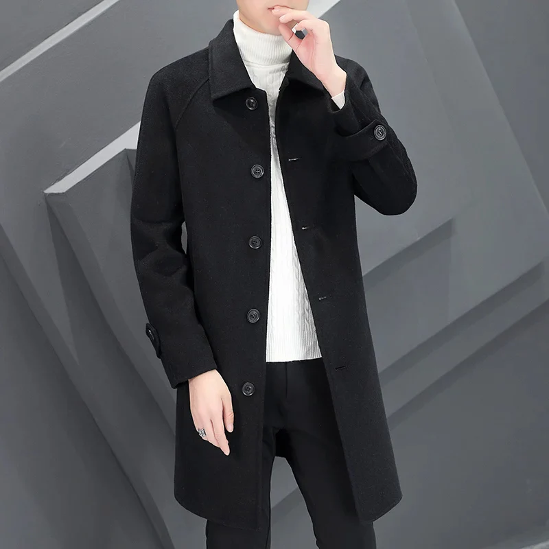 Óscar | Men's Classic Wool Coat - Minimalist Design for Winter - Image 9