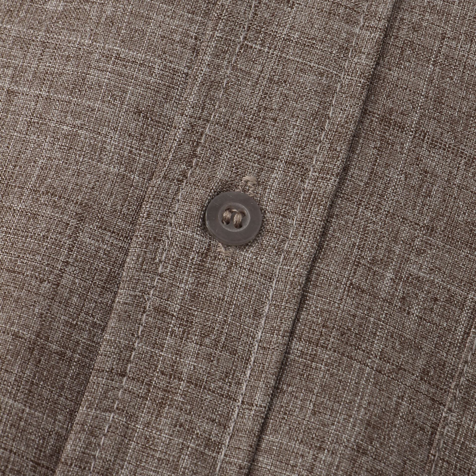Oswald | Plain cotton shirt with buttons - Image 4