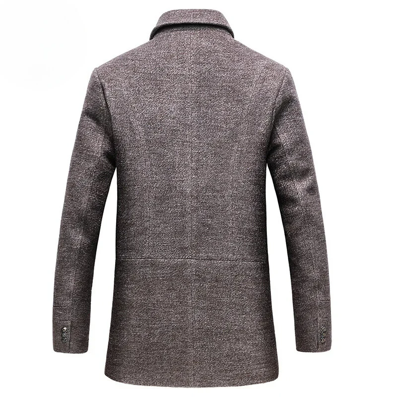 Othello | Men's Classic Wool Coat - Elegant Winter Fashion with Lining - Image 6