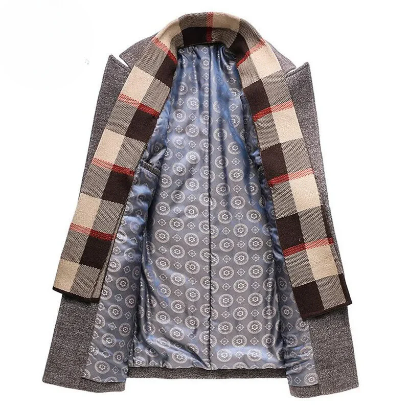 Othello | Men's Classic Wool Coat - Elegant Winter Fashion with Lining - Image 7