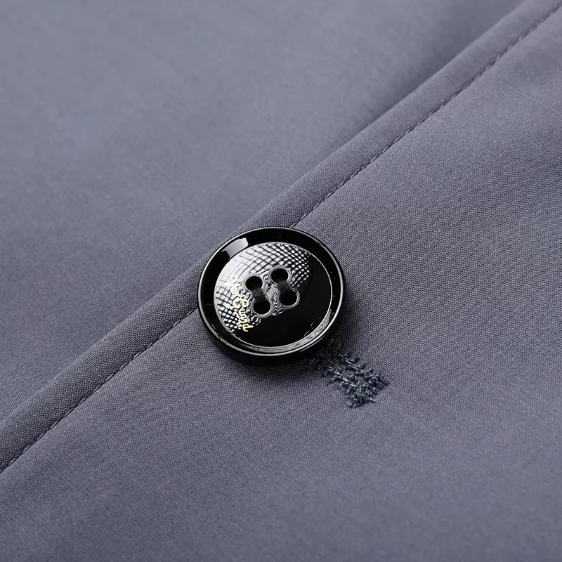 Otis | Elegant men's trench coat – classic coat with shoulder details - Image 7