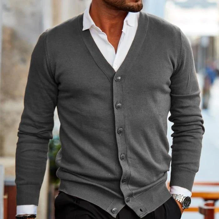Oto | Casual button-front cardigan - Image 4
