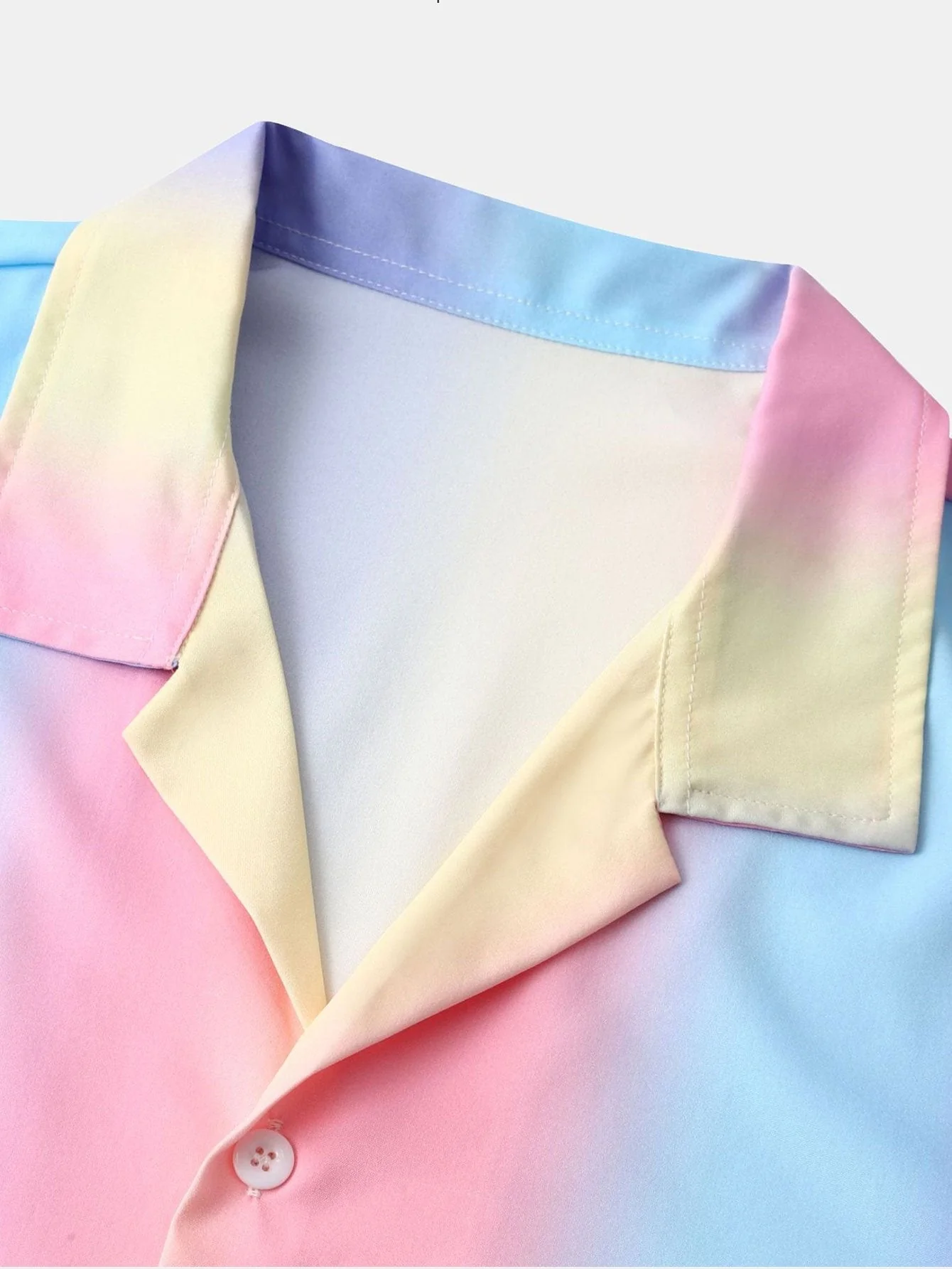 Otoniel® | Ombre Print Cuban Shirt & Swim Shorts - Image 5