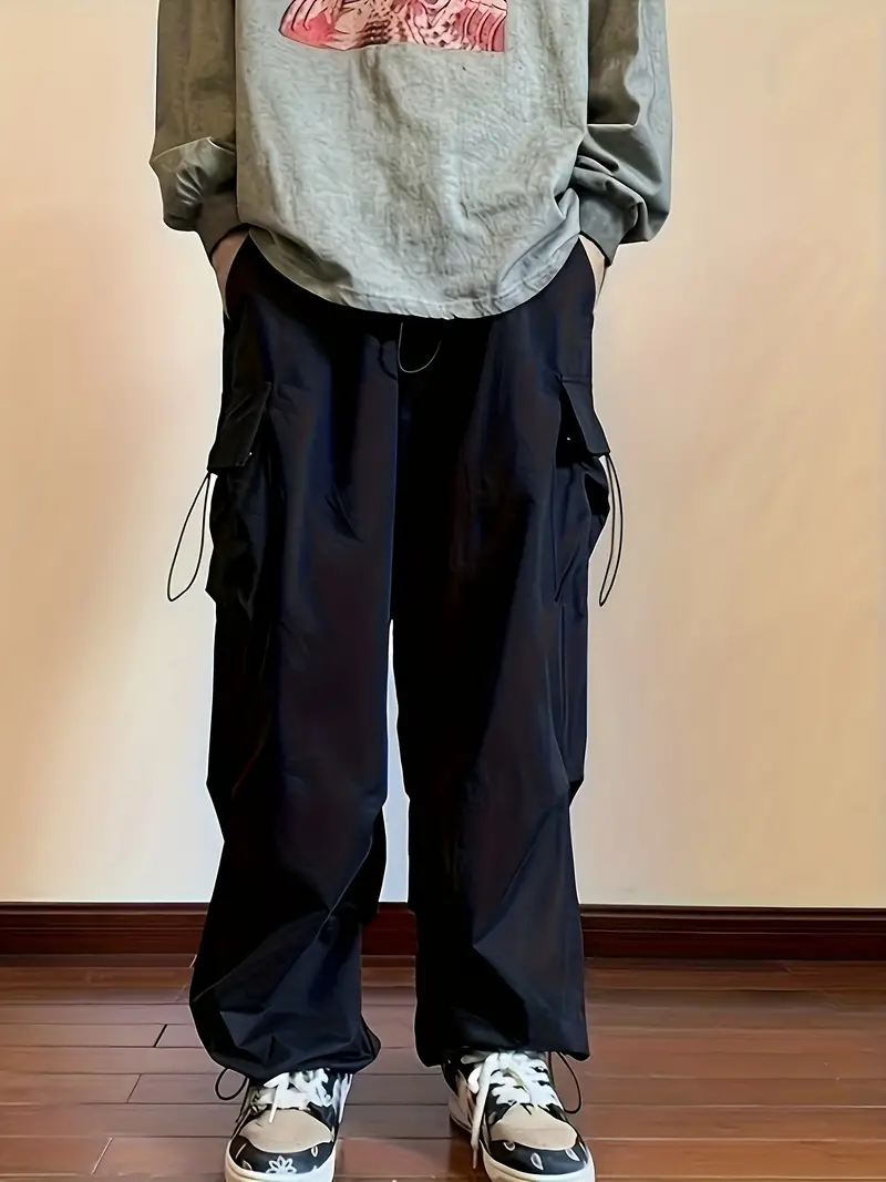 Ovidio® | Baggy Pants With Multiple Flap Pockets - Image 3