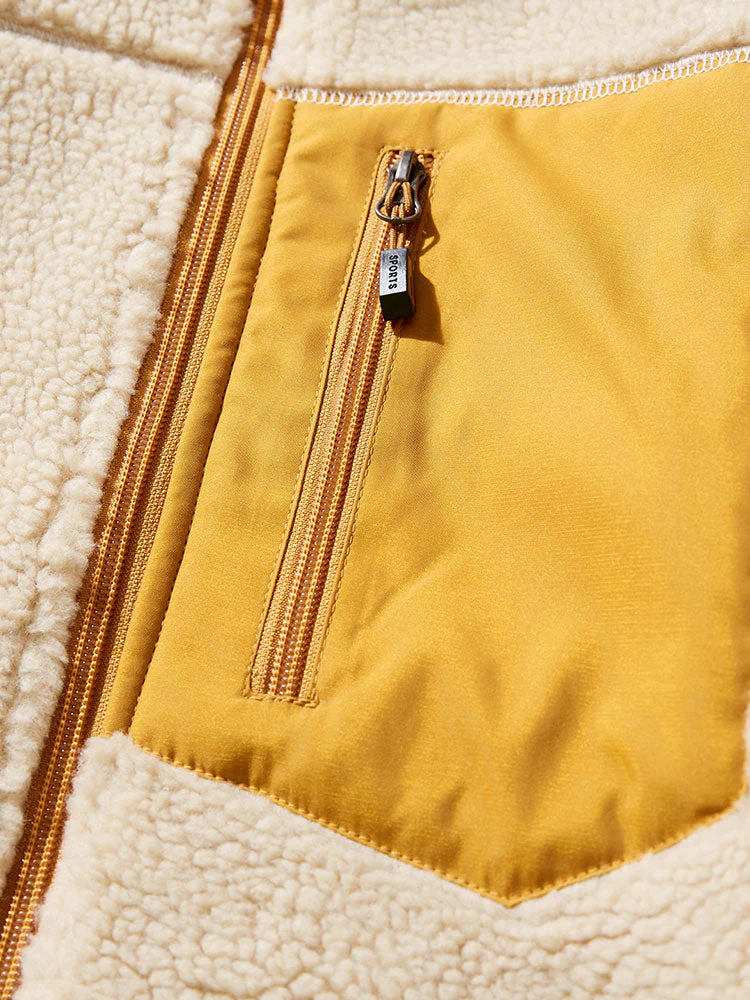 Owen | CRERI Zipper Through Teddy Faux Fur Jacket - Image 11